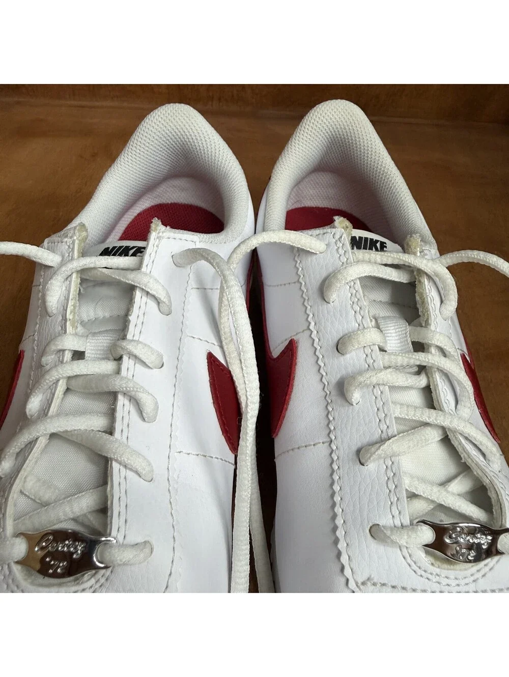 Nike Cortez Basic SL Youth Size 7 Y White Varsity Red Forrest Gump 904764-103